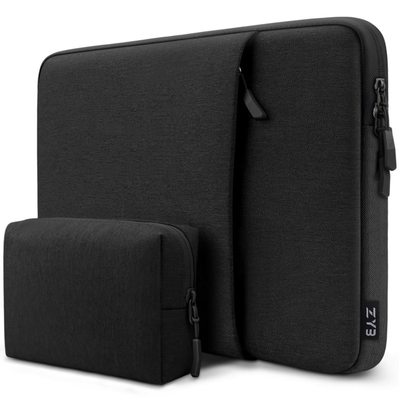 Taška na 16-palcový notebook ZYB pre MacBook Pro 16 / Lenovo / HP / Asus / Dell – čierna