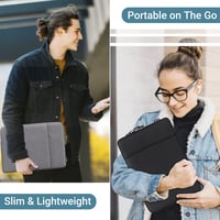Taška na 16-palcový notebook ZYB pre MacBook Pro 16 / Lenovo / HP / Asus / Dell – čierna 6