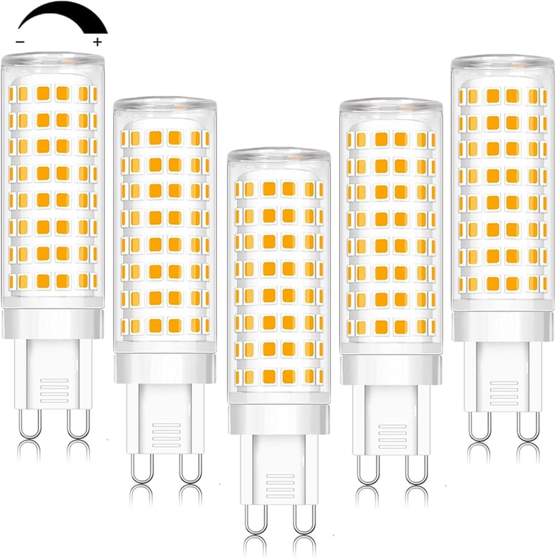 ZYGODLUK G9 LED izzó 10W meleg fehér 2700K 5db szett csillárhoz