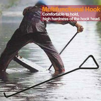 ZYHDFH Csatornaburkolat Emelő Horog 40cm Rozsdamentes Acél 5