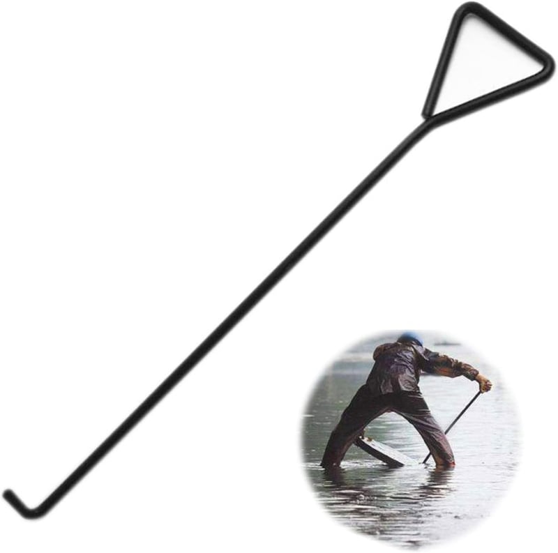 ZYHDFH Csatornaburkolat Emelő Horog 40cm Rozsdamentes Acél