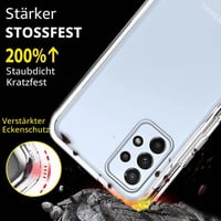 Puzdro ZYIMOU na Samsung Galaxy A53 5G, 360° priehľadné, PC + TPU 4
