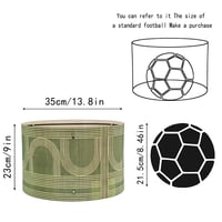 Abajur suspendat Zynanthra Boho din bambus, semitransparent, 35x23 cm, verde, stil ratan, decorativ, pentru tavan 5