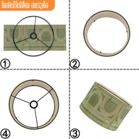 Abajur suspendat Zynanthra Boho din bambus, semitransparent, 35x23 cm, verde, stil ratan, decorativ, pentru tavan 6