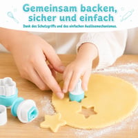 ZYNERY set od 70 kalupa za slova i brojeve za fondant – 26 velikih slova, 26 malih slova, 10 brojeva i 8 motiva za ukrašavanje torti, keksa i čokolade 4