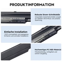Acumulator laptop Zyrifean FPCBP282 FPCBP325 pentru Fujitsu LifeBook E751 E752 E781 E782 - Baterie de schimb 4