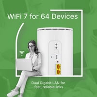 Zyxel 5G WiFi 7 BE7200 Router SIM kártyás, Dual WAN, 64 eszköz 9