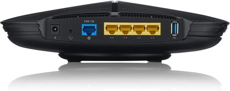 ZYXEL Armor G1 AC2600 WiFi router 2.5Gbps WAN porttal, 4 Gigabit Ethernet, USB3.0, WPA3