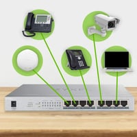Zyxel GS1008HP switch Gigabit PoE+ cu 8 porturi, neadministrat, cu buget PoE de 60W, distribuitor de rețea, switch Ethernet 3