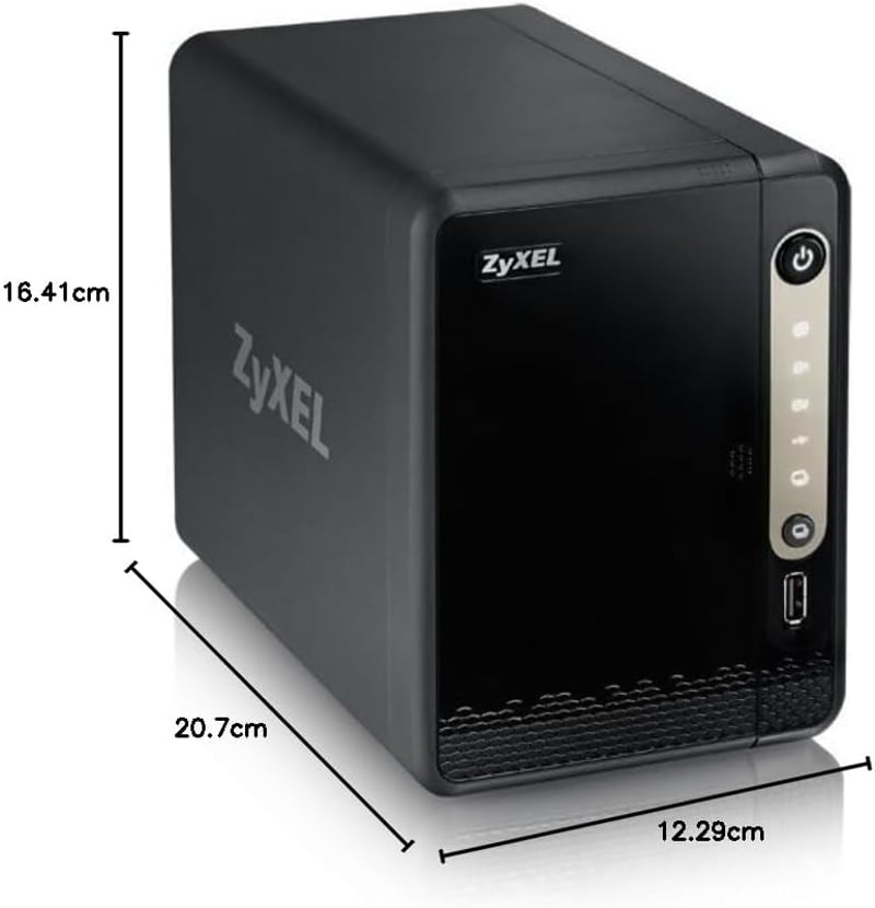 Zyxel NAS326 2-lemezes otthoni tárolóegység RAID 1 támogatással