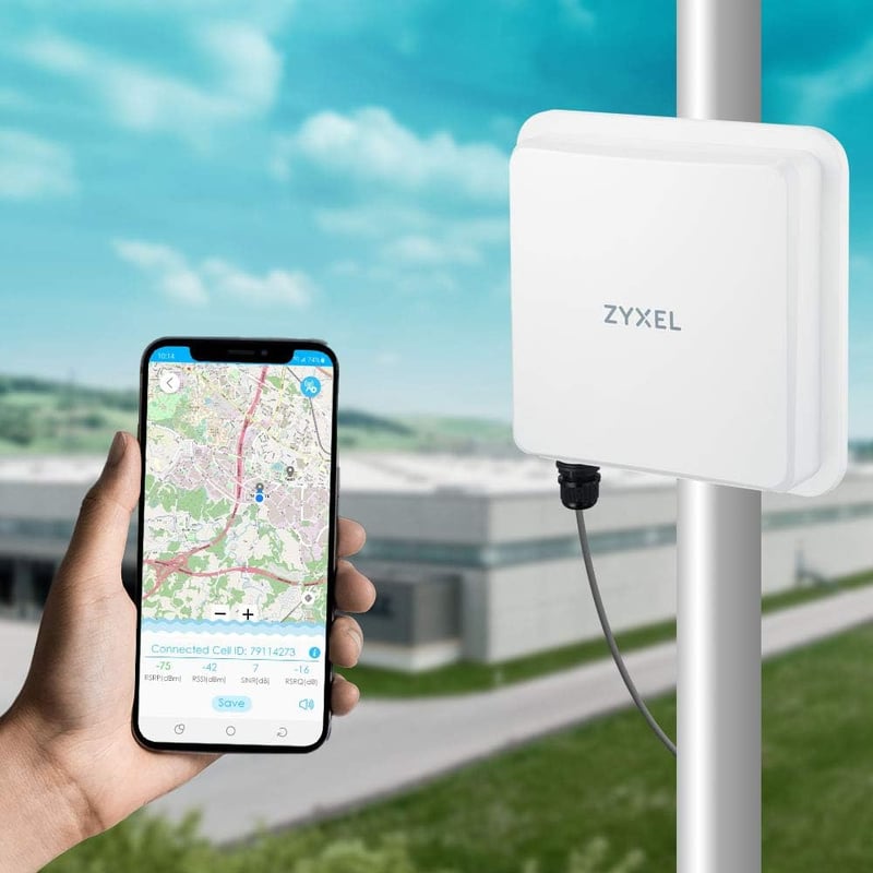 Zyxel NR7101 5G Outdoor Router PoE 5Gbps Dual SIM IP68 Hosszú Távolság