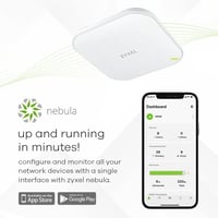 Zyxel WiFi 6 AX3000 Multi-Gig Access Point - Üzleti hálózati hozzáférési pont 2.5G PoE csatlakozással, MU-MIMO antennával, felhőkezeléssel 8