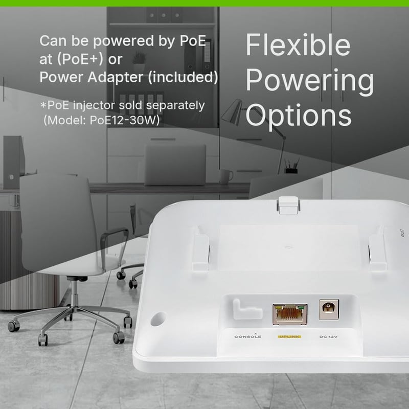 Zyxel WiFi 7 BE5100 Access Point 4-Stream Dual Radio Mesh Hálózat 2.5GbE
