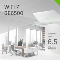 Zyxel WiFi 7 BE6500 Access Point 4-Stream Dual Radio Mesh hálózat 2.5GbE 4