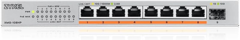 Zyxel XMG-108HP 8-Port 2.5G Multi-Gig Switch 100W PoE++ Hálózati Elosztó 10G SFP+ Porttal, Asztali vagy Fali Rögzítéssel

AI: I need to crea