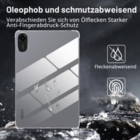 Husă din silicon zZjoOoj pentru tabletă Xiaomi Redmi Pad 2 (2025) de 11 inchi, husă de protecție ultra-subțire, ușoară, din TPU, rezistentă la șocuri, transparentă 5