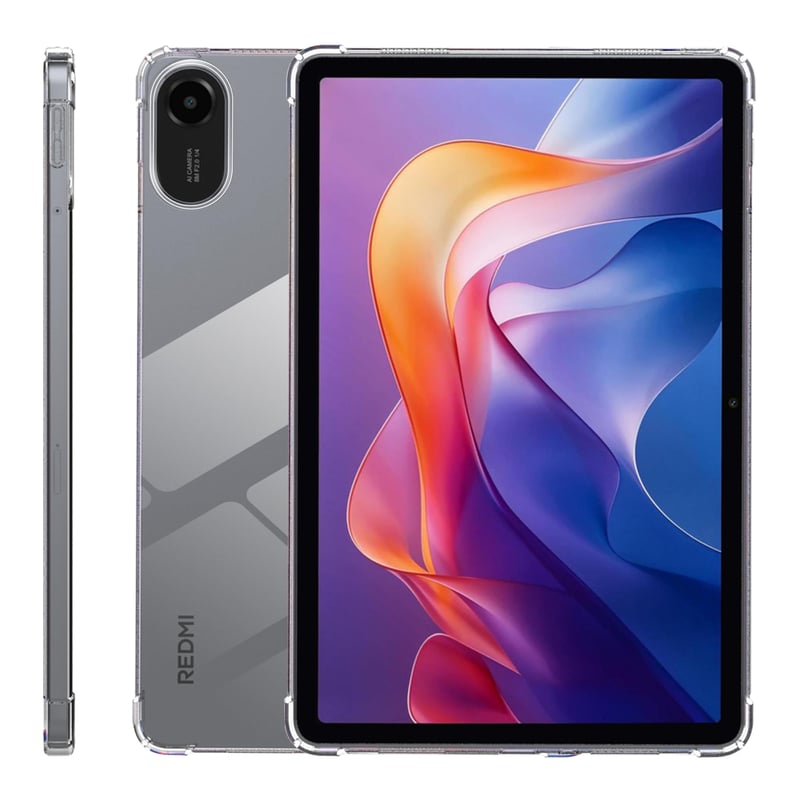 Husă din silicon zZjoOoj pentru tabletă Xiaomi Redmi Pad 2 (2025) de 11 inchi, husă de protecție ultra-subțire, ușoară, din TPU, rezistentă la șocuri, transparentă