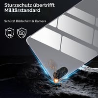 Husă din silicon zZjoOoj pentru tabletă Xiaomi Redmi Pad 2 (2025) de 11 inchi, husă de protecție ultra-subțire, ușoară, din TPU, rezistentă la șocuri, transparentă 4