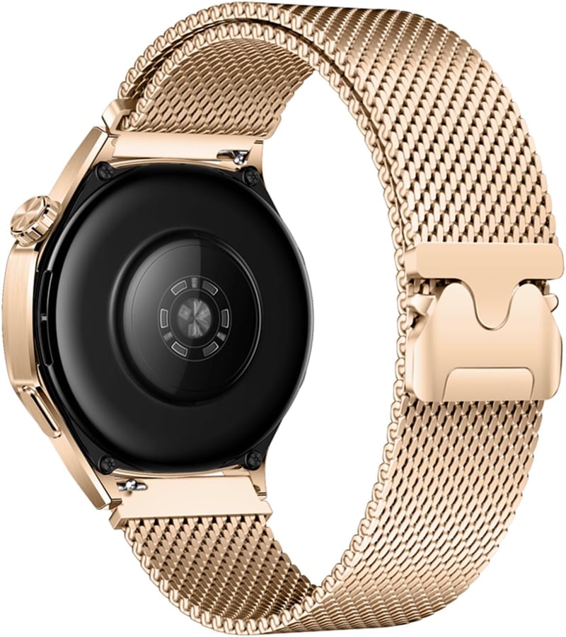 ZZMY 22mm Rozsdamentes Acél Óraszíj Garmin Venu 3/2 és Huawei GT6/GT5/GT4/GT3/GT2 Okosórákhoz - Mágneses Ejtőernyős Csat Férfiaknak