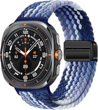 ZZMY Mágneses Nylon Szíj Samsung Galaxy Watch Ultra 47mm és Watch7 Ultra Okosórához - Állítható Rugalmas Sportpánt Férfiaknak és Nőknek 1