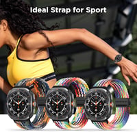 ZZMY Mágneses Nylon Szíj Samsung Galaxy Watch Ultra 47mm és Watch7 Ultra Okosórához - Állítható Rugalmas Sportpánt Férfiaknak és Nőknek 4