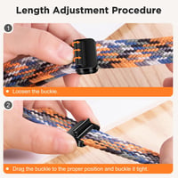 ZZMY Mágneses Nylon Szíj Samsung Galaxy Watch Ultra 47mm és Watch7 Ultra Okosórához - Állítható Rugalmas Sportpánt Férfiaknak és Nőknek 6