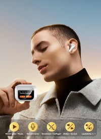 Bezdrôtové slúchadlá ZZU 2026 Bluetooth 5.4, 4 ENC mikrofóny, 48 hodín prehrávania, potlačenie hluku ANC, HiFi hlboké basy, vodotesnosť IPX7, LED displej 4