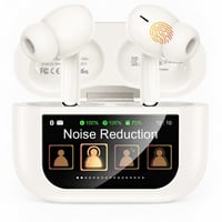 Bezdrôtové slúchadlá ZZU 2026 Bluetooth 5.4, 4 ENC mikrofóny, 48 hodín prehrávania, potlačenie hluku ANC, HiFi hlboké basy, vodotesnosť IPX7, LED displej 1