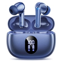 Bezdrôtové slúchadlá ZZU Balu Bluetooth 5.4, 4 mikrofóny s potlačením hluku ENC, LED displej, 48-hodinová výdrž batérie, HiFi hlboké basy, vodeodolné športové slúchadlá 1