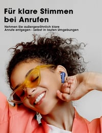 Bezdrôtové slúchadlá ZZU Balu Bluetooth 5.4, 4 mikrofóny s potlačením hluku ENC, LED displej, 48-hodinová výdrž batérie, HiFi hlboké basy, vodeodolné športové slúchadlá 5