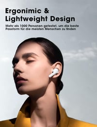 Căști Bluetooth 5.4 ZZU T18 cu 4 microfoane pentru anularea zgomotului ENC și autonomie de 48 de ore - alb 4