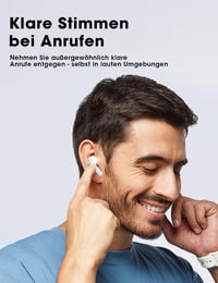 Căști Bluetooth 5.4 ZZU T18 cu 4 microfoane pentru anularea zgomotului ENC și autonomie de 48 de ore - alb 5