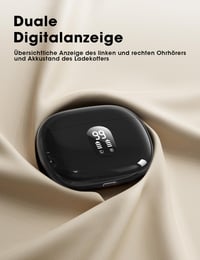 ZZU T18 Bluetooth 5.4 in-ear fülhallgató, 4 ENC zajszűrő, 48 órás akkumulátor - fekete 6