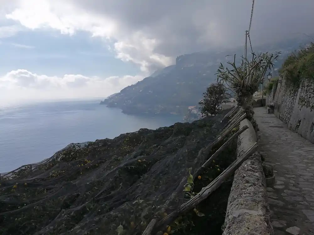 sentiero dei limoni a maiori