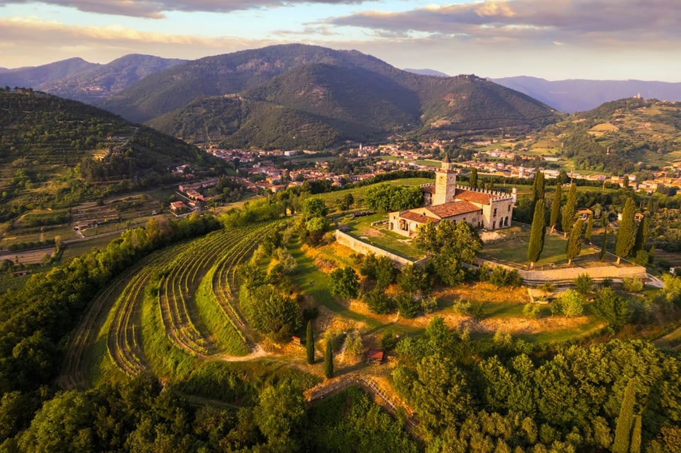 Degustazione di vini in Franciacorta