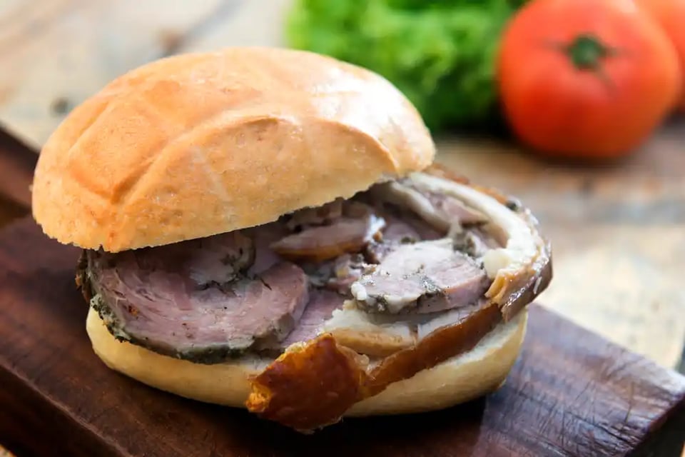 panino con la porchetta