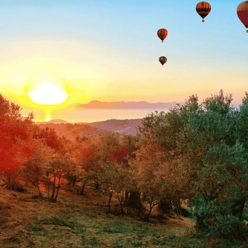 mongolfiere in campania