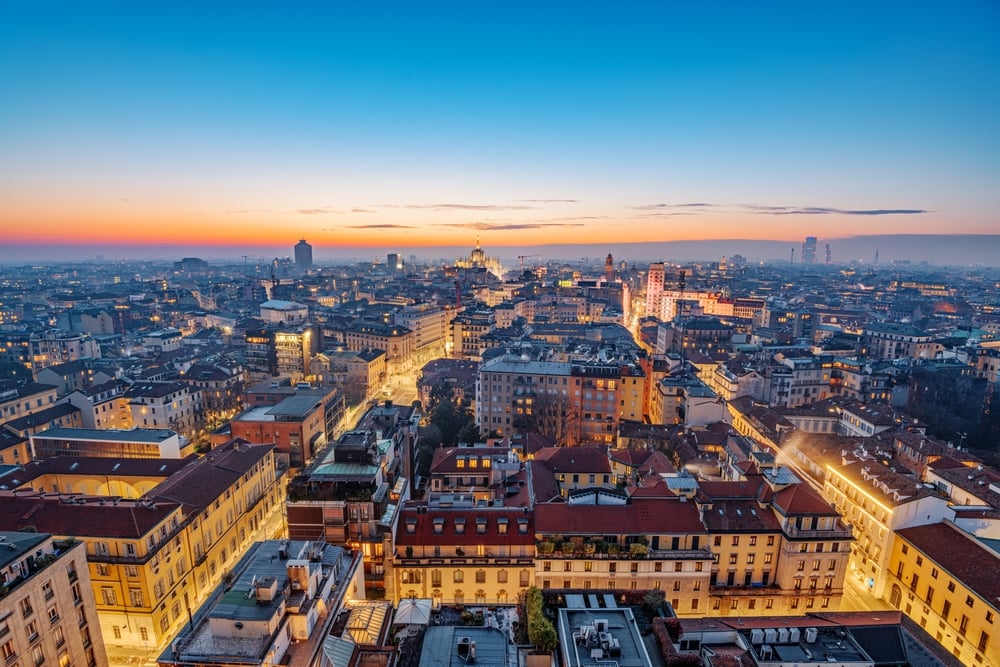milano dall'alto