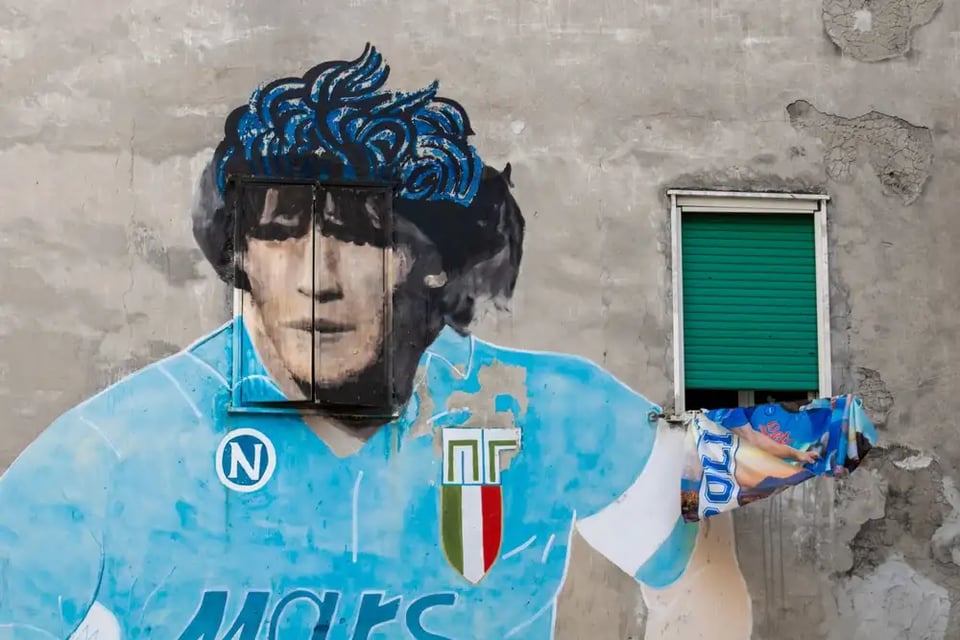 murales di maradona