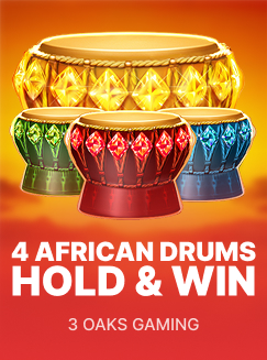 4 African Drums Hold and Win