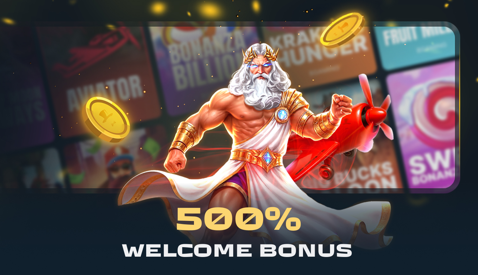 500 Welcome Bonus 