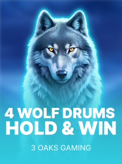 4 Wolf Drums Hold and Win