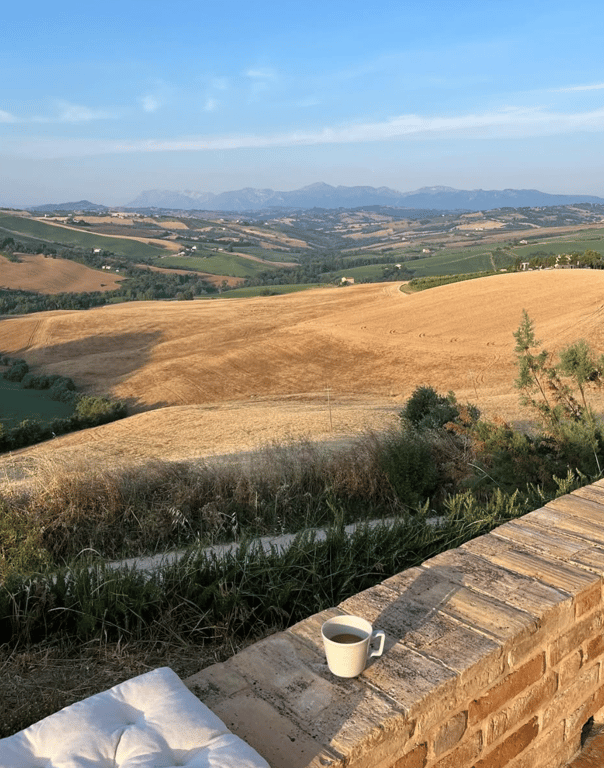 Views over valleys and mountains