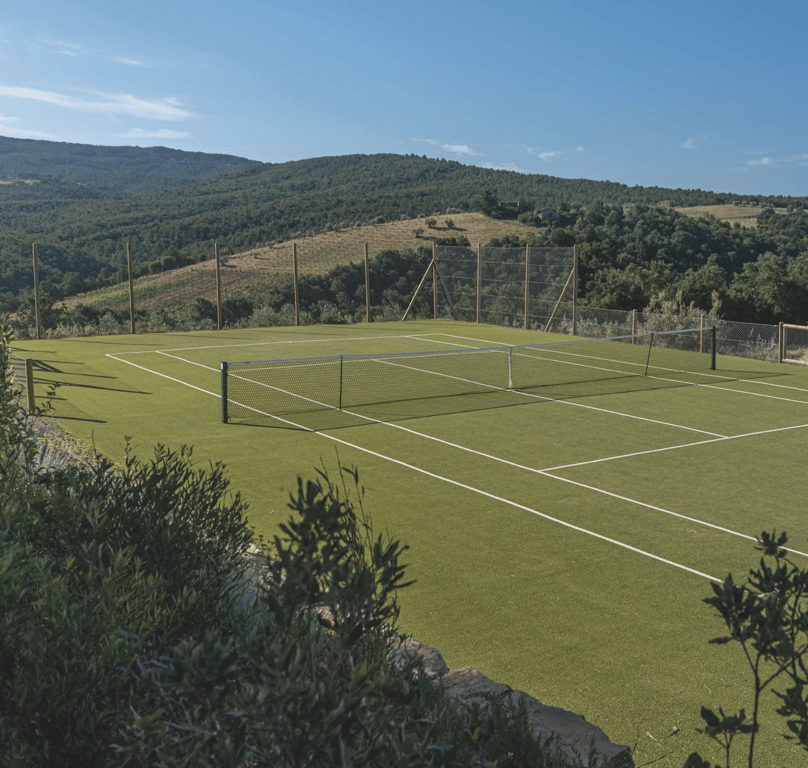 Views from the tennis court