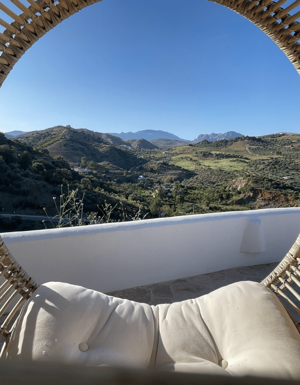 A window to the mountains