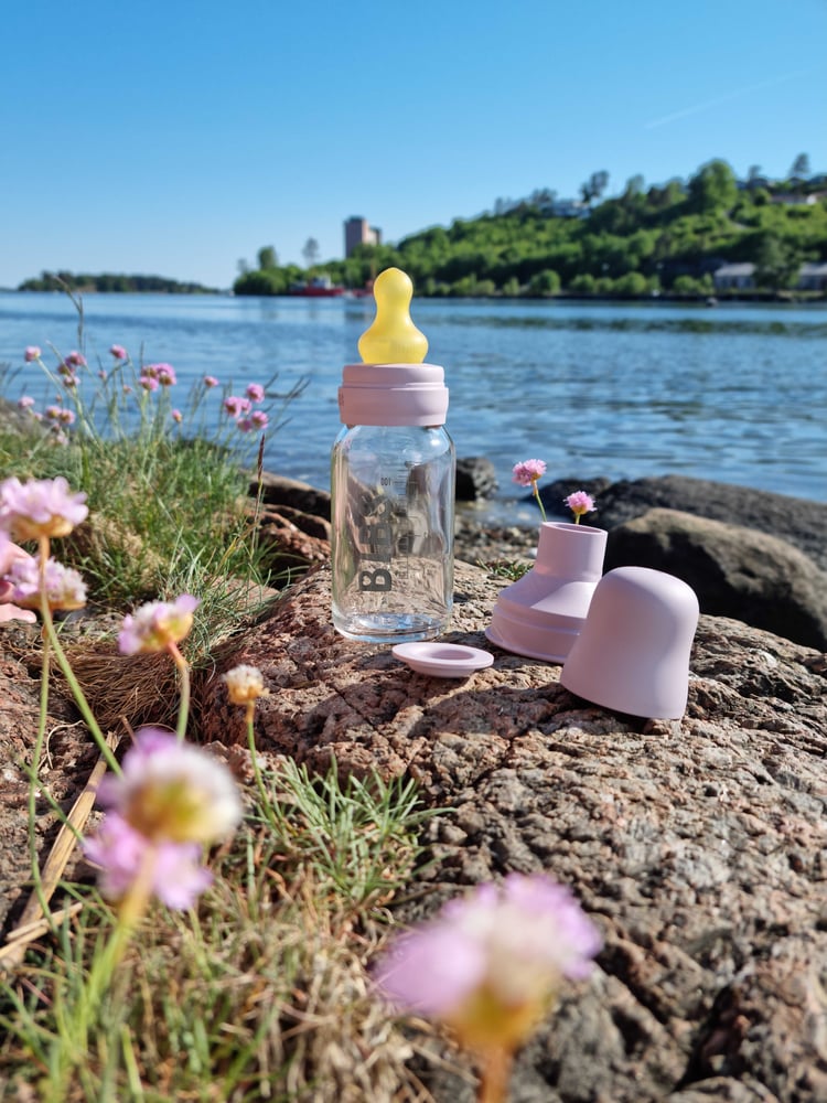 🍼BIBS Tåteflaske i glass 3 for 2