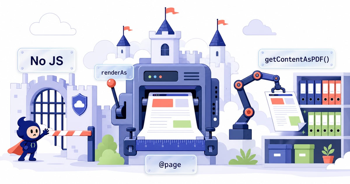 Salesforce Visualforce PDF: Convert a Page to PDF with renderAs