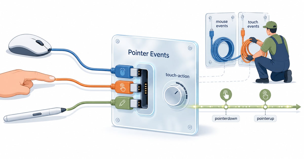 jQuery Mouse Events and Touch Events (and the Modern Pointer Events Way)