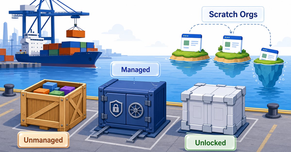 Types of Packages in Salesforce: Unmanaged, Managed & Unlocked