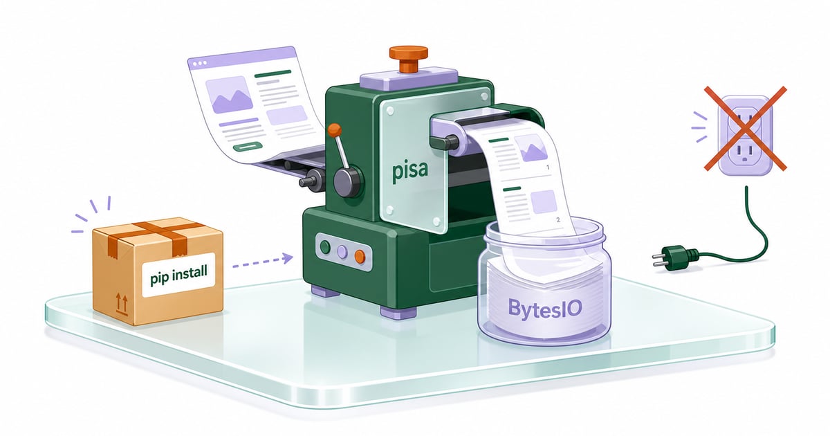 Generating PDFs in Python with xhtml2pdf (HTML to PDF)